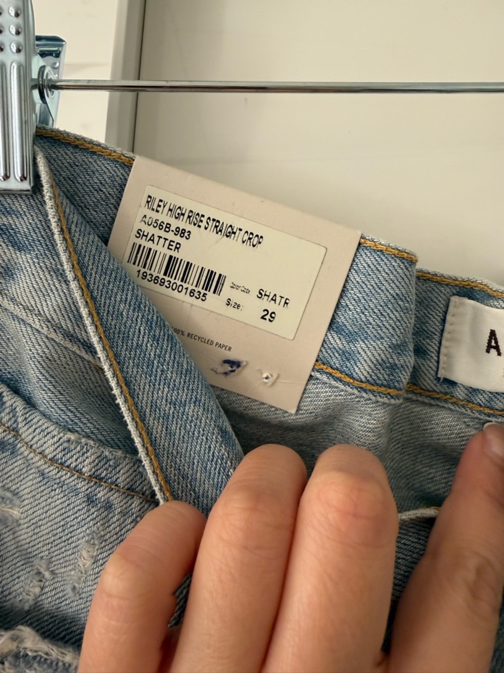 AGOLDE Riley Jeans in Shatter - Picture 5 of 6